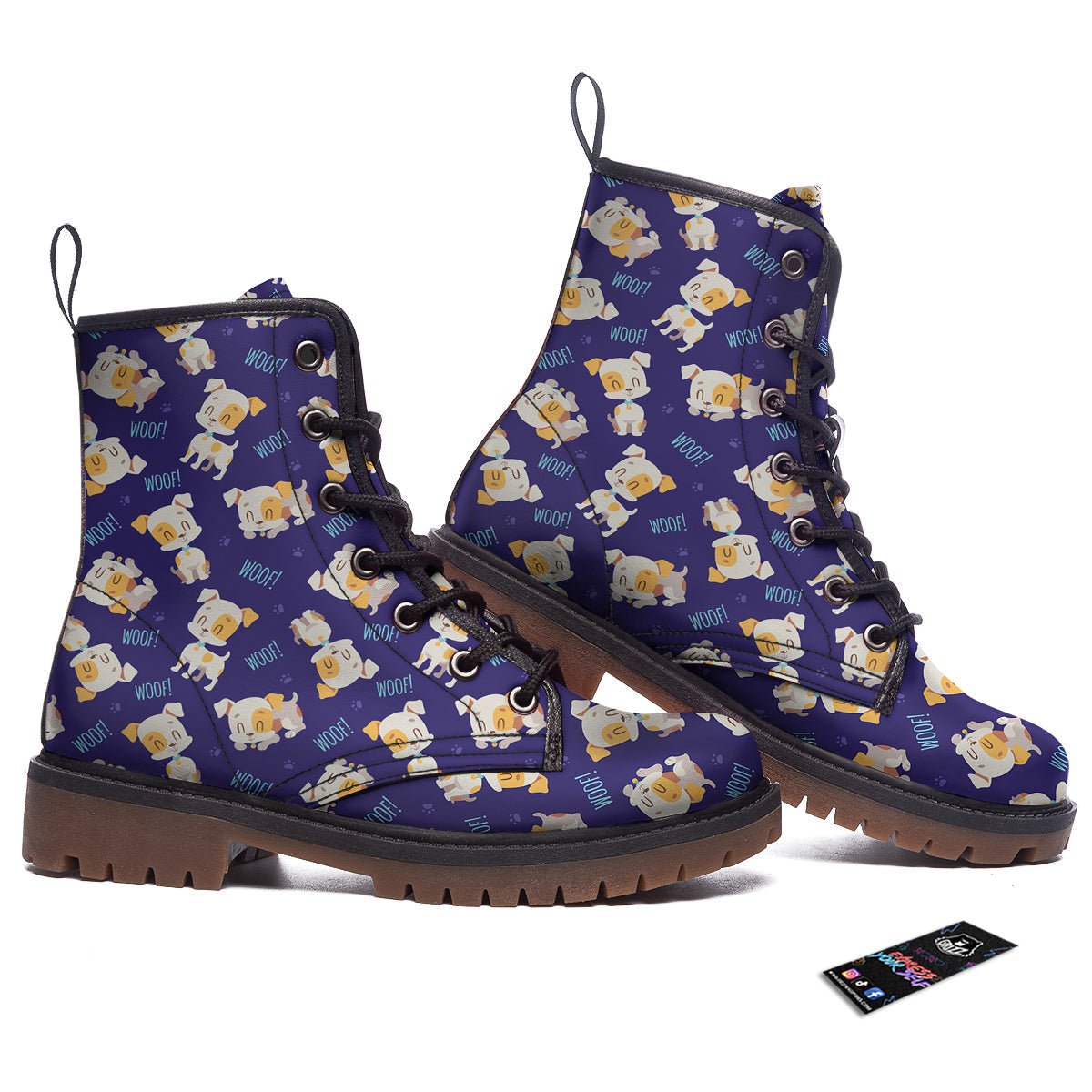 Jack Russell Terrier Cute Print Pattern Work Boots-grizzshop