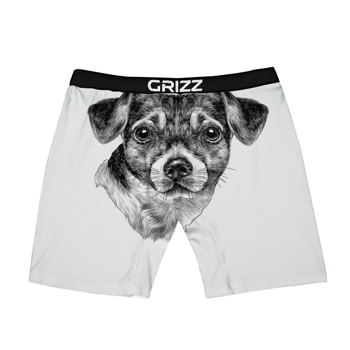 Jack Russell Terrier Drawing Print Boxer Briefs-grizzshop