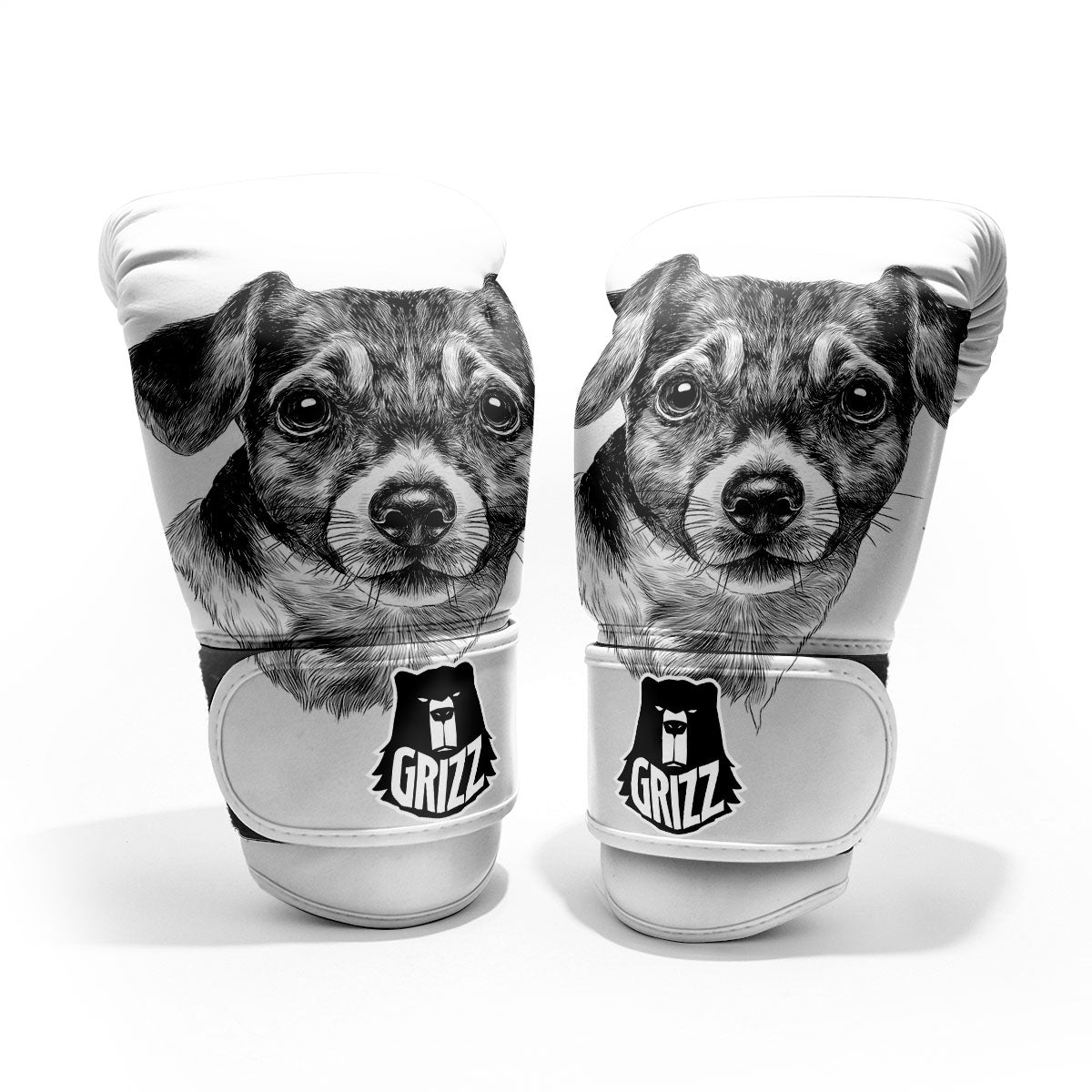 Jack Russell Terrier Drawing Print Pro Boxing Glove