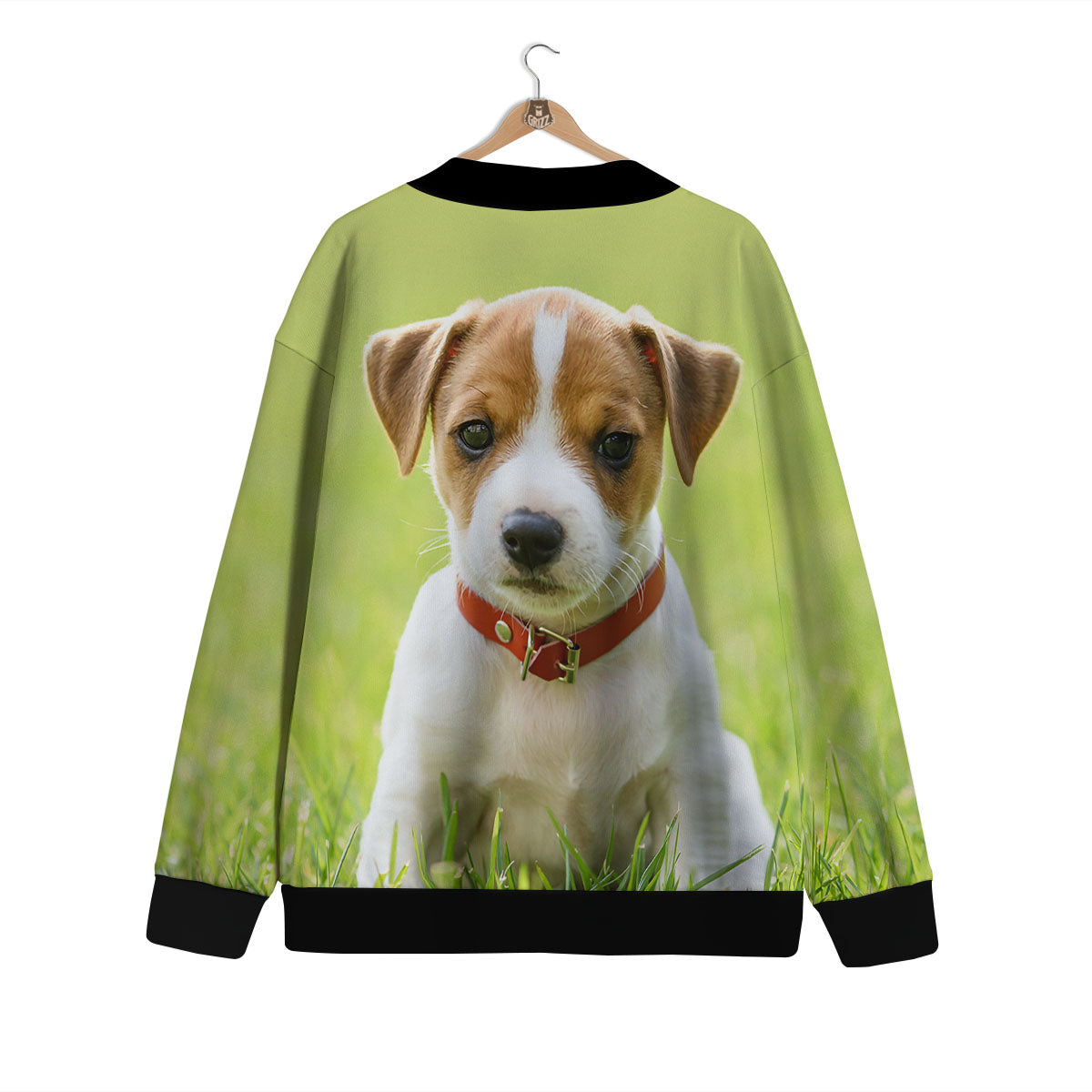 Jack Russell Terrier Little Print Cardigan-grizzshop
