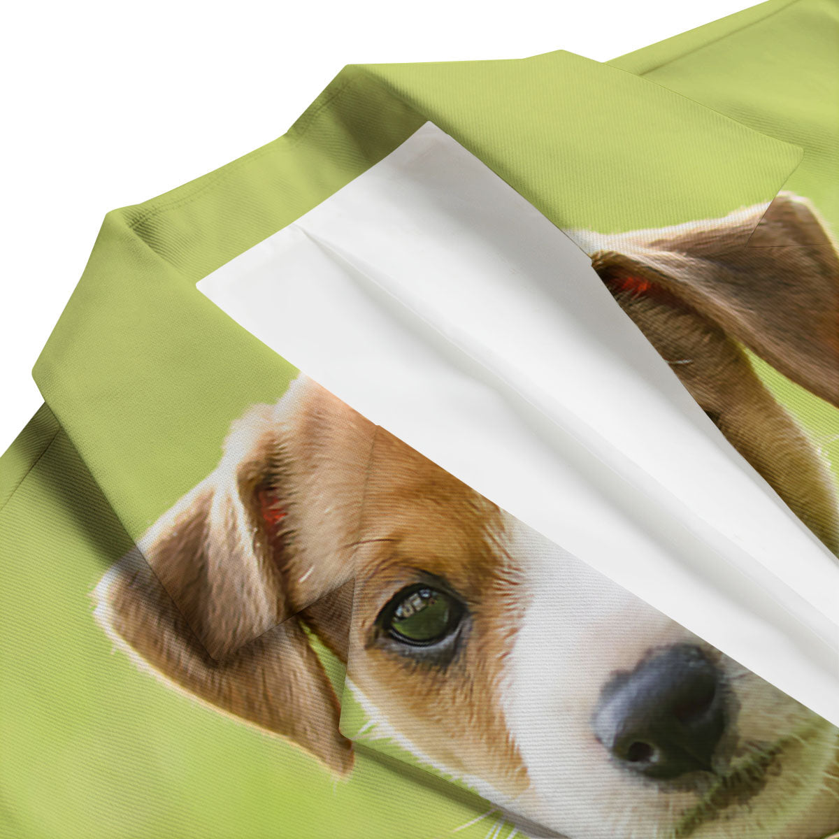 Jack Russell Terrier Little Print Men's Blazer-grizzshop