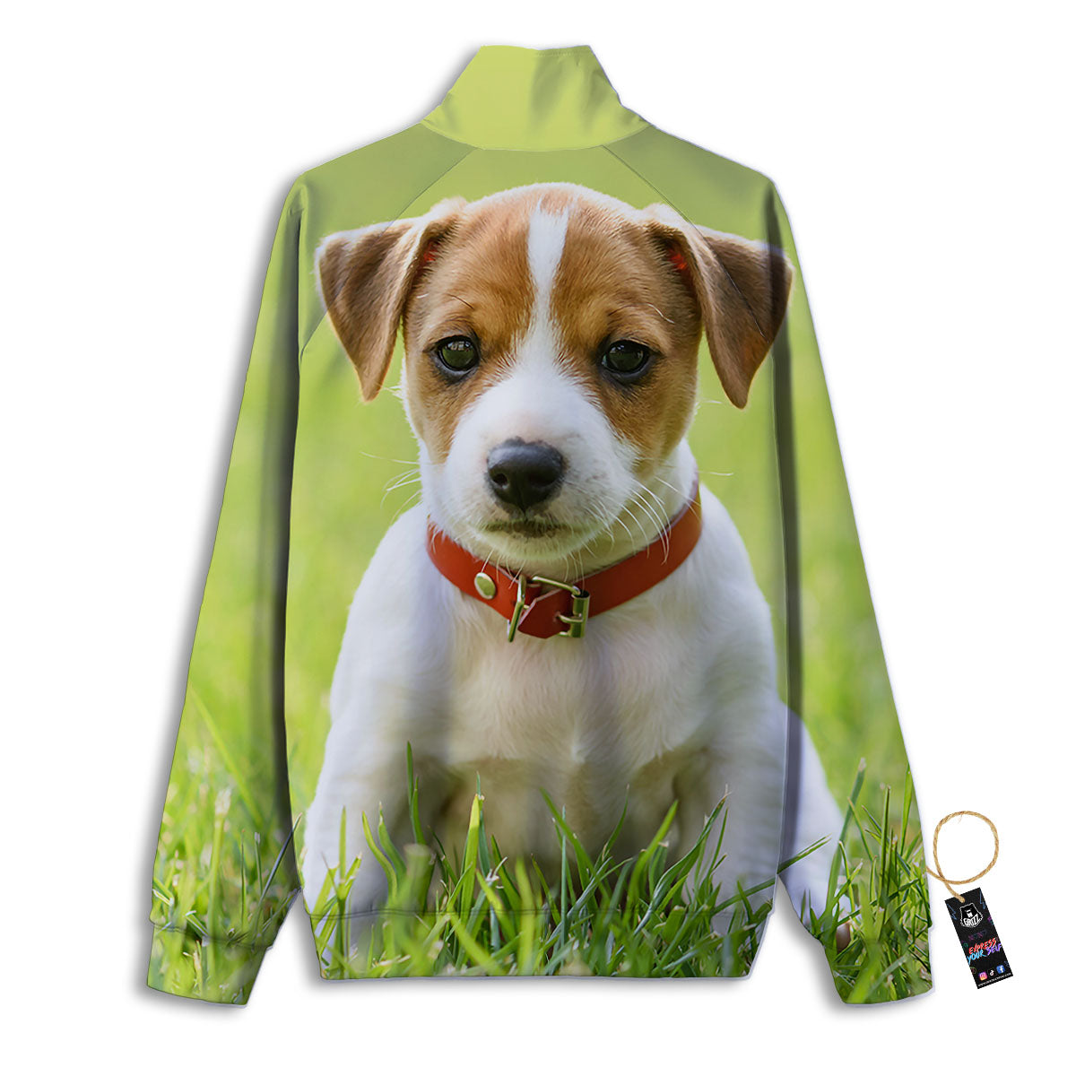 Jack Russell Terrier Little Print Track Jacket-grizzshop