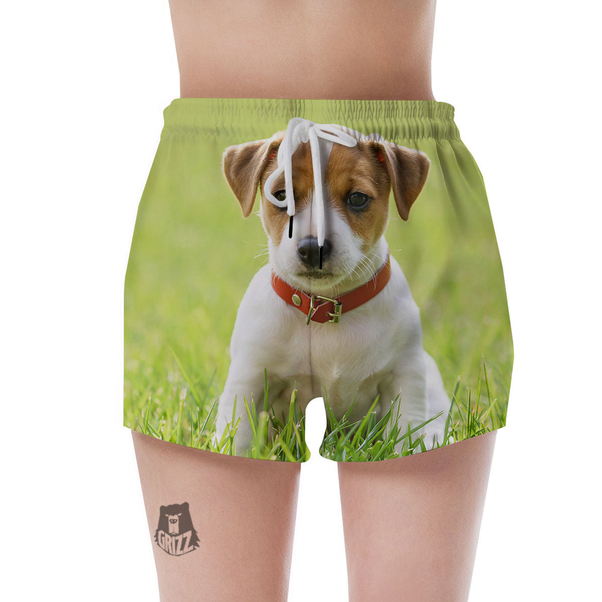 Jack Russell Terrier Little Print Women's Shorts-grizzshop