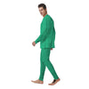 Jade Glitter Artwork Print Men's Pajamas-grizzshop