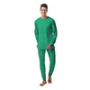 Jade Glitter Artwork Print Men's Pajamas-grizzshop