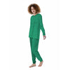 Jade Glitter Artwork Print Women's Pajamas-grizzshop