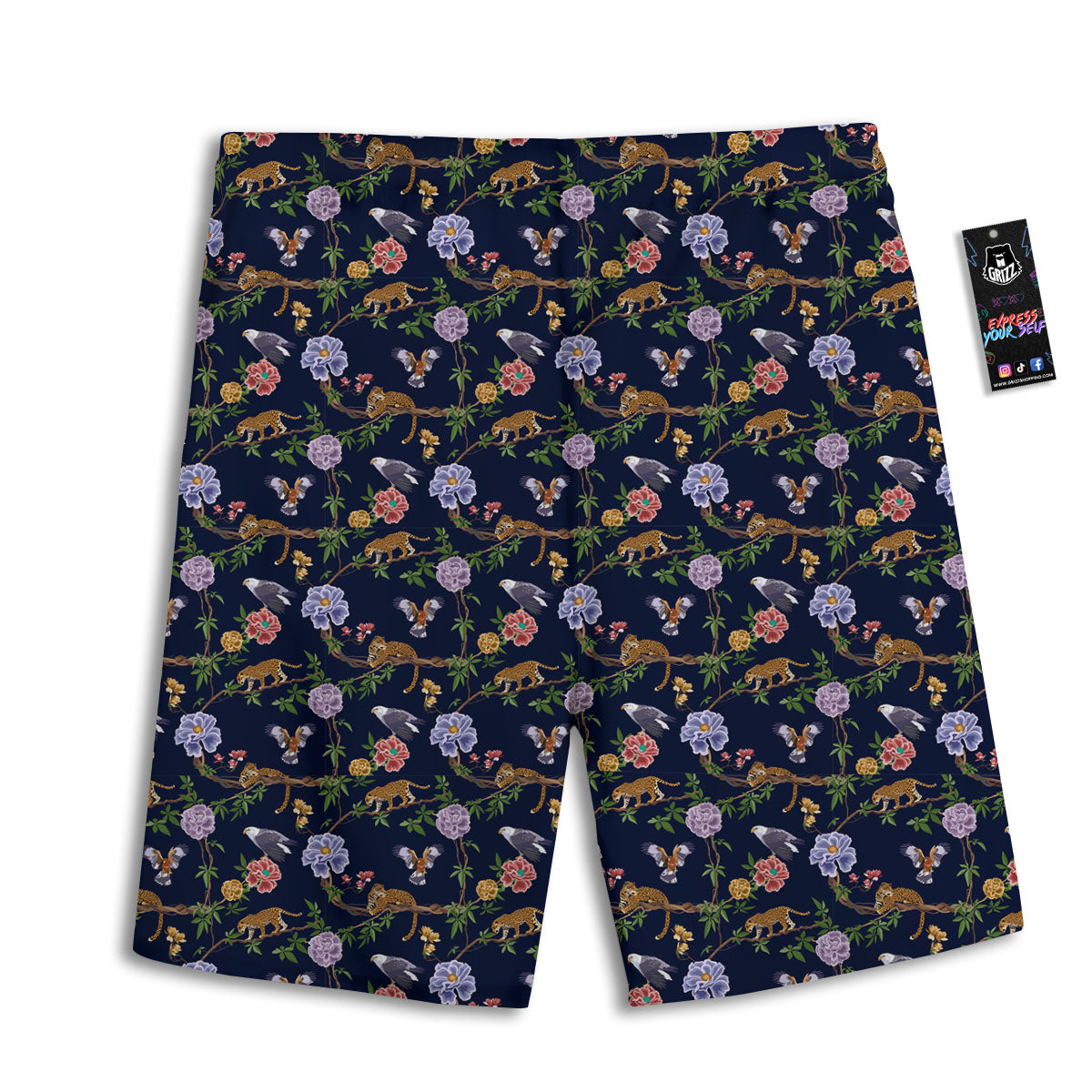 Lotus Eye Of Providence Print Pattern Men's Athletic Shorts