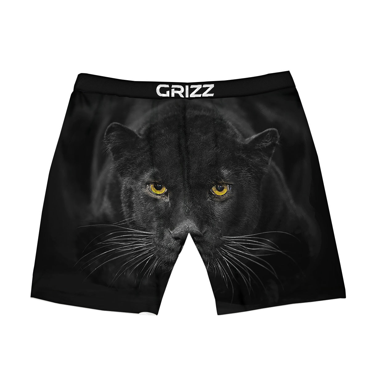 Jaguar Black Print Boxer Briefs-grizzshop