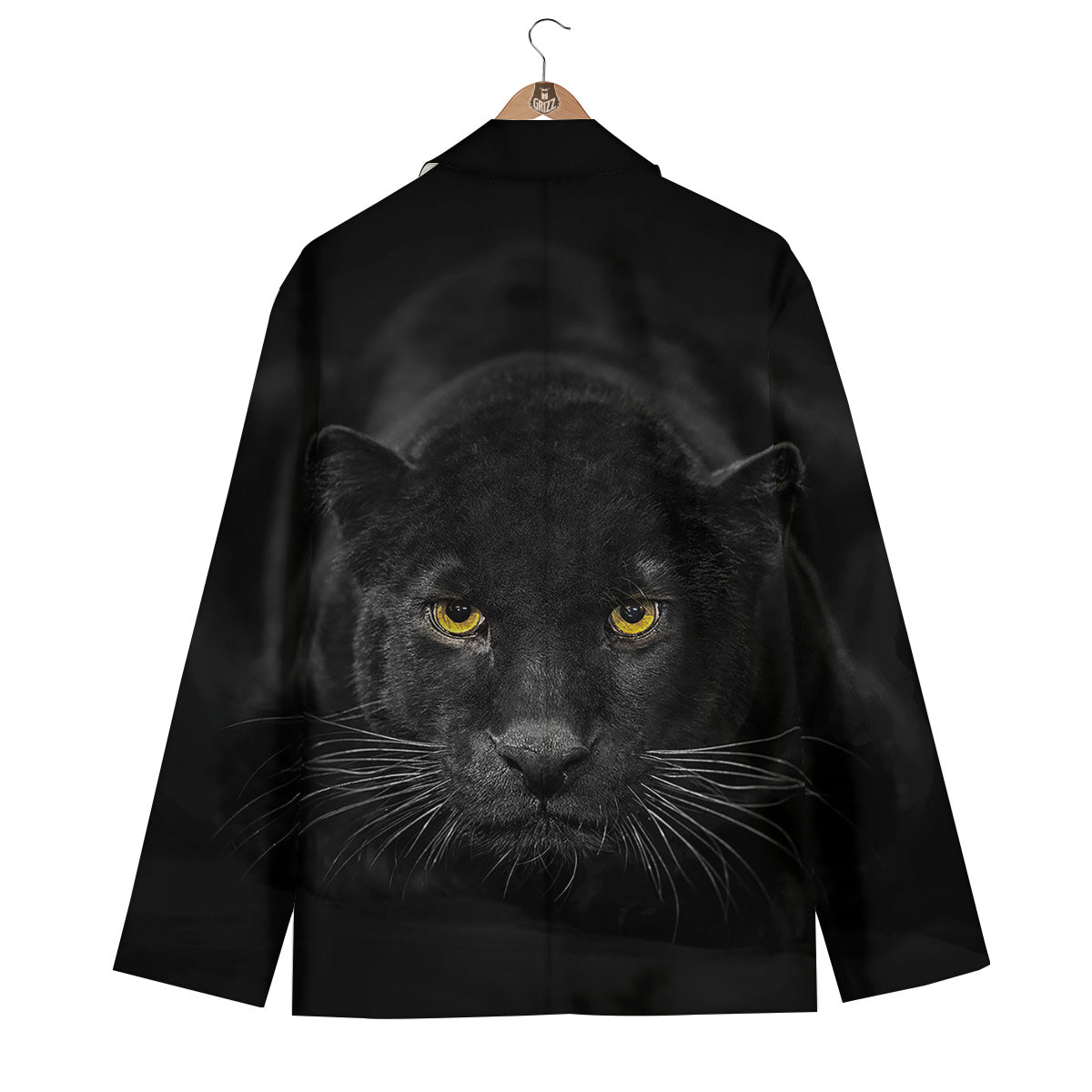 Jaguar Black Print Men's Blazer-grizzshop