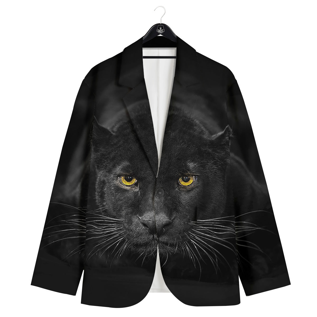 Jaguar Black Print Men's Sport Coat-grizzshop