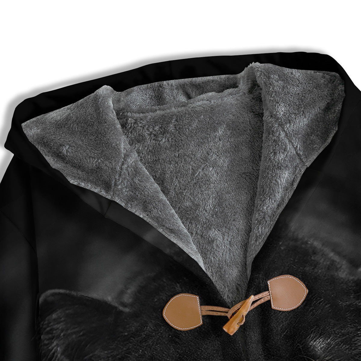 Jaguar Black Print Men's Windbreaker Jacket-grizzshop