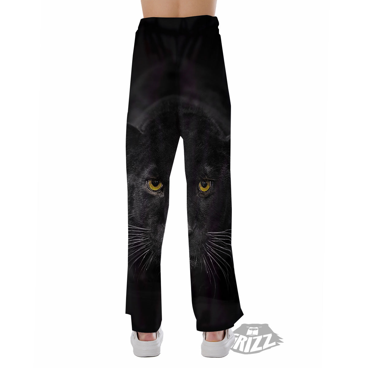 Jaguar Black Print Pajama Pants-grizzshop