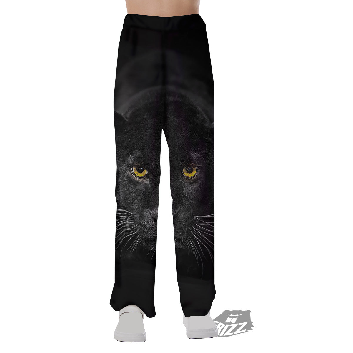 Jaguar Black Print Pajama Pants-grizzshop