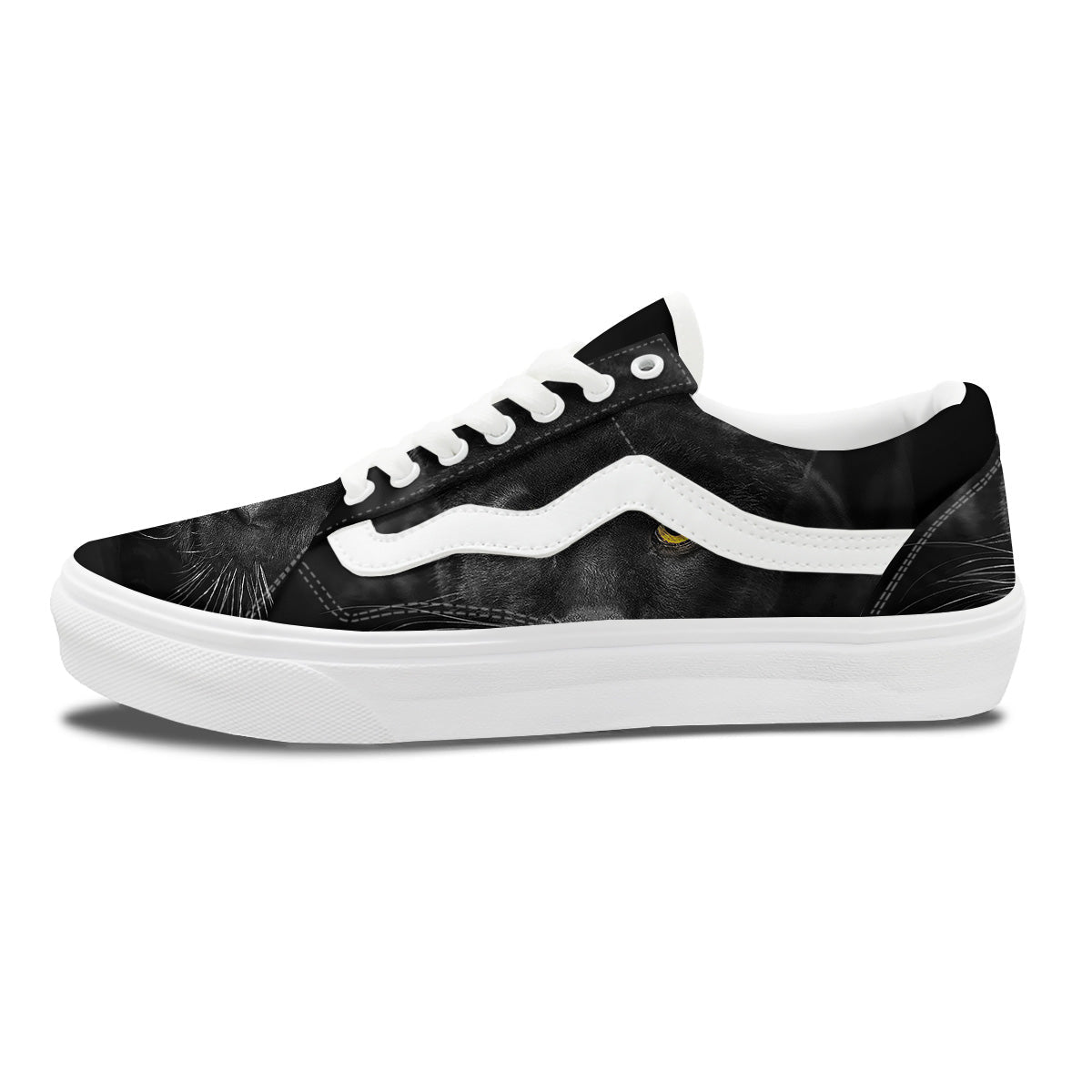Jaguar Black Print Skate Shoes-grizzshop