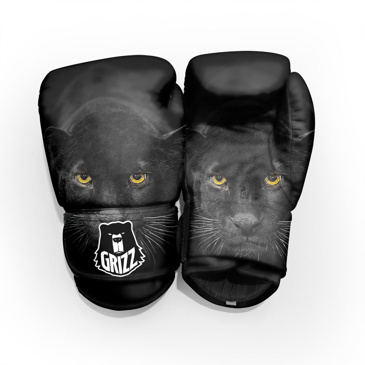 Jaguar Black Print Pro Boxing Glove