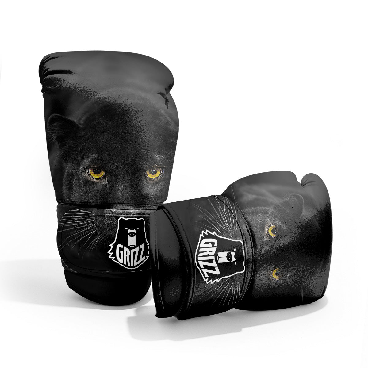 Jaguar Black Print Pro Boxing Glove