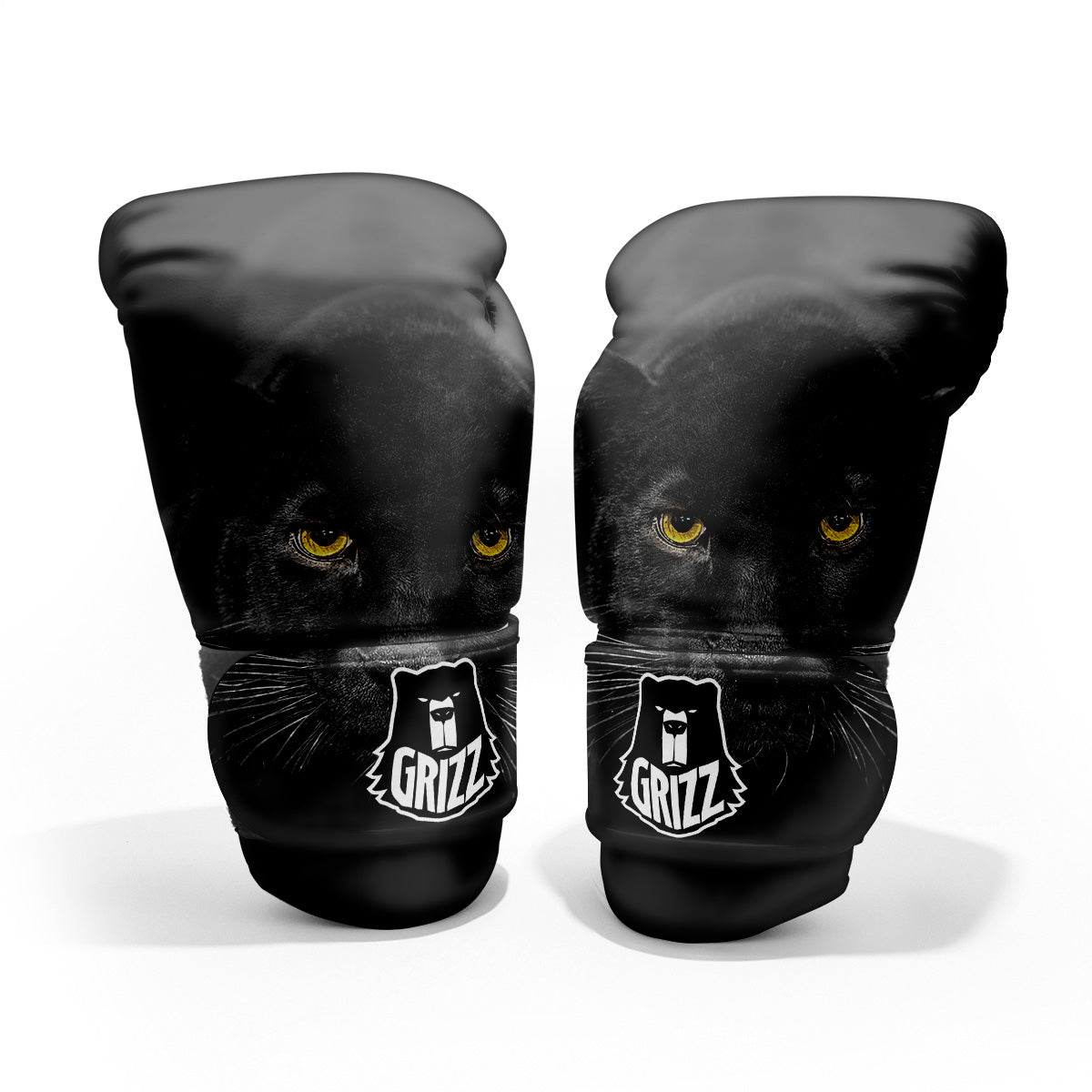 Jaguar Black Print Pro Boxing Glove