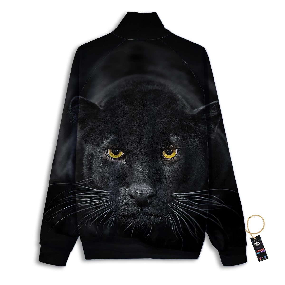 Jaguar Black Print Track Jacket-grizzshop