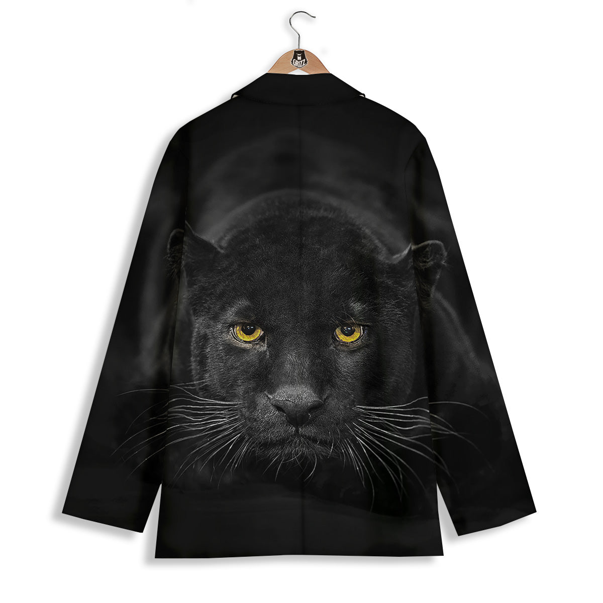 Jaguar Black Print Women's Blazer-grizzshop