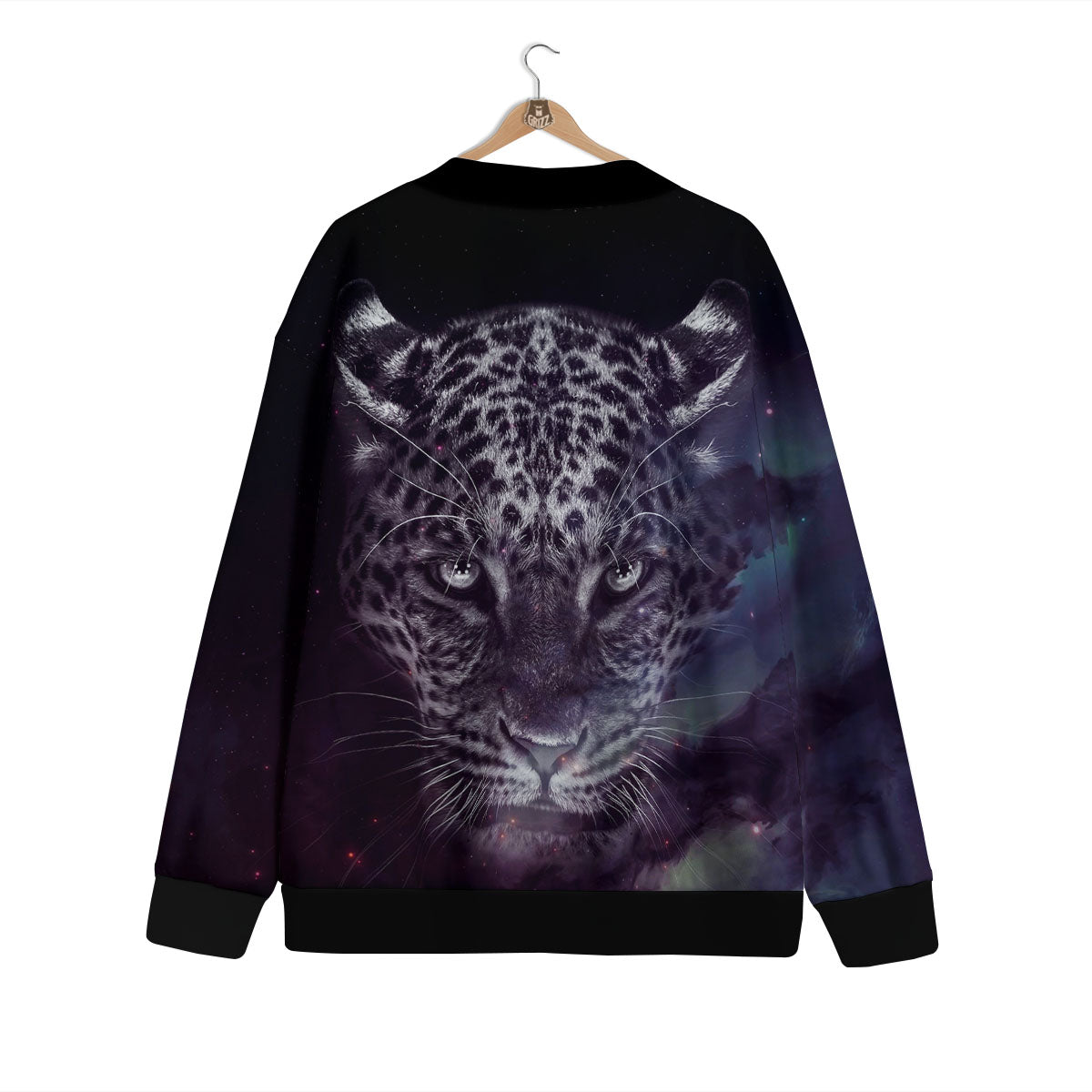 Jaguar Galaxy Print Cardigan-grizzshop