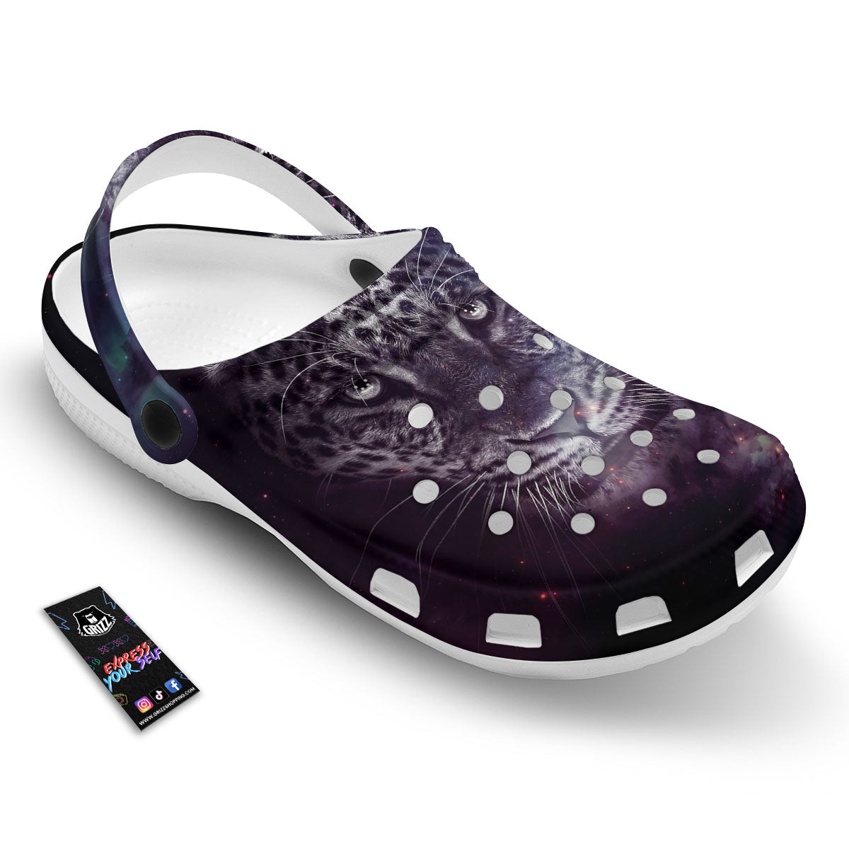 Jaguar Galaxy Print Clog-grizzshop