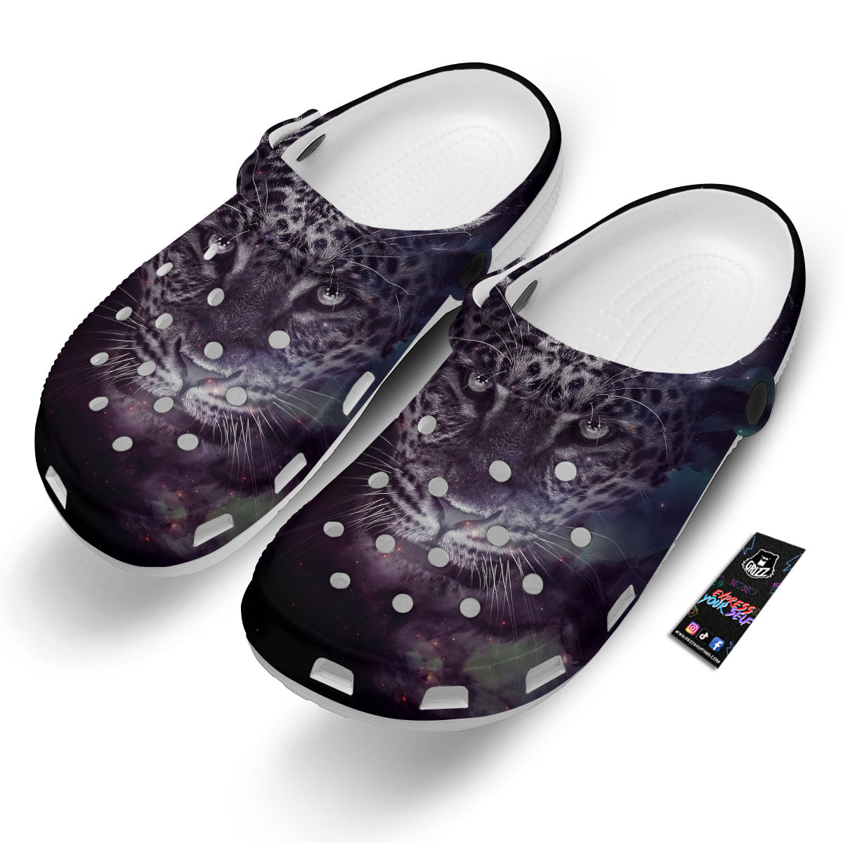 Jaguar Galaxy Print Clog-grizzshop
