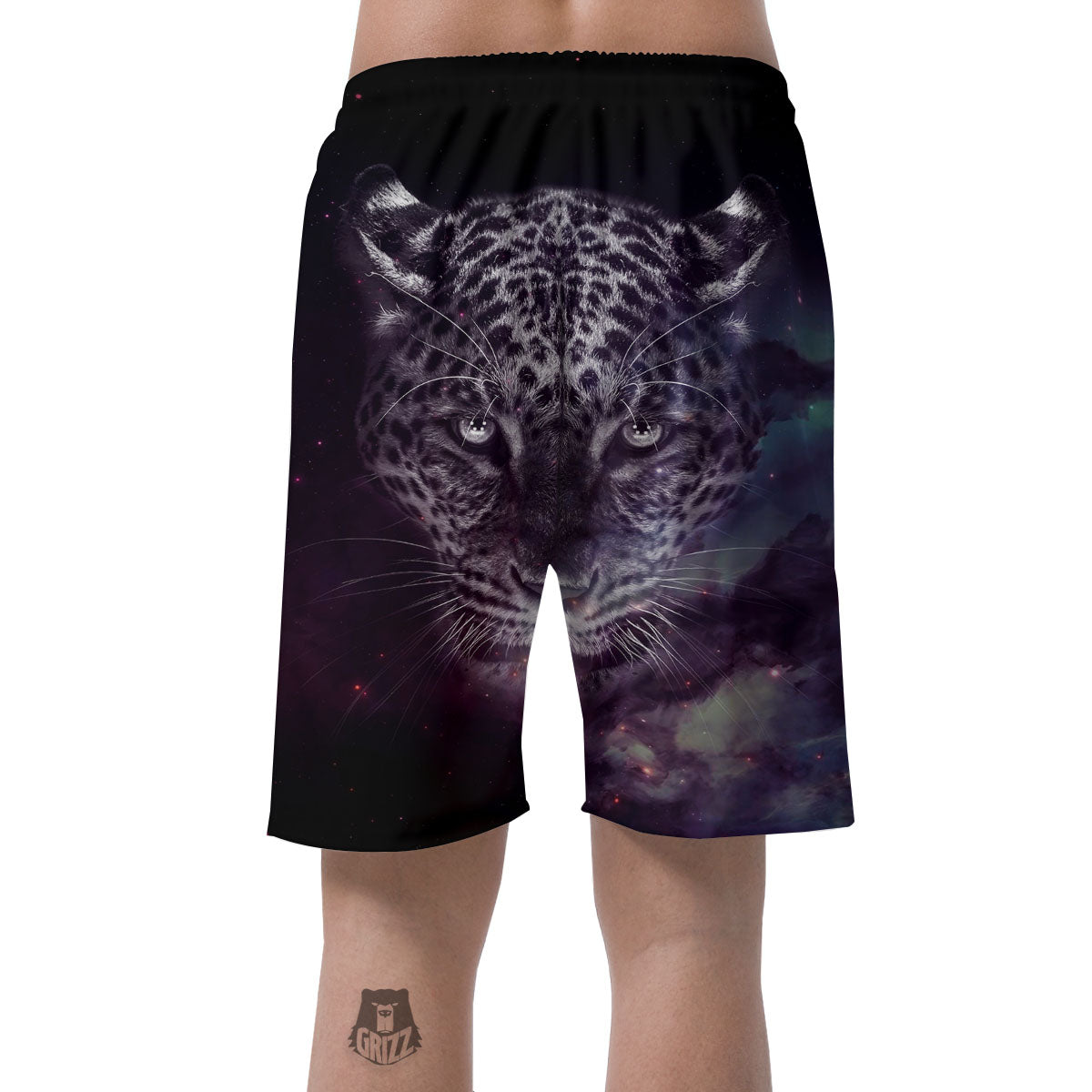 Jaguar Galaxy Print Men's Shorts-grizzshop