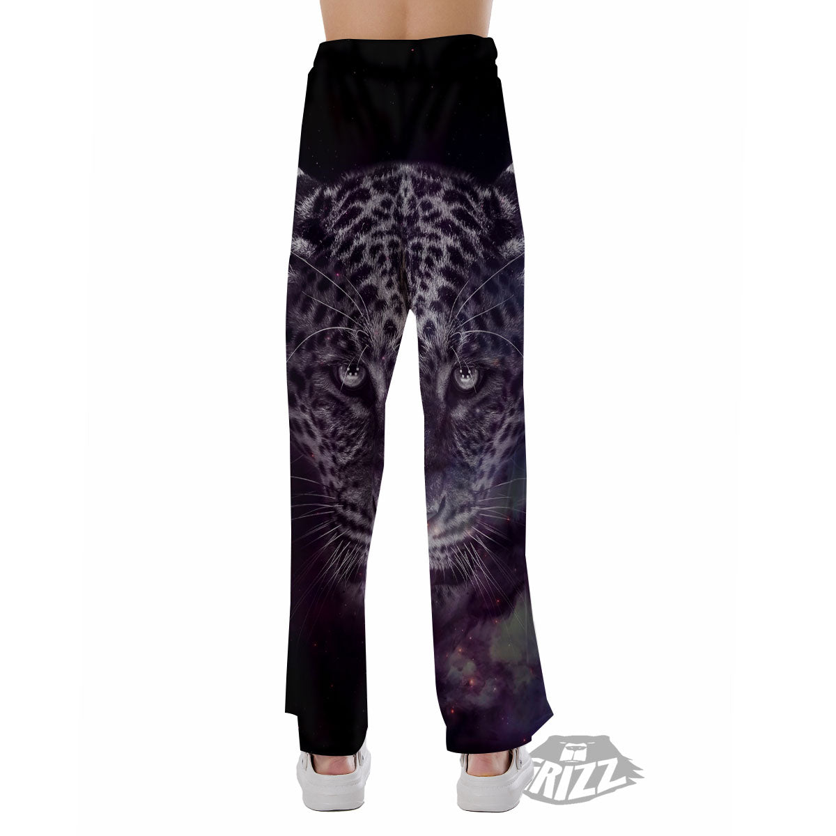 Jaguar Galaxy Print Pajama Pants-grizzshop
