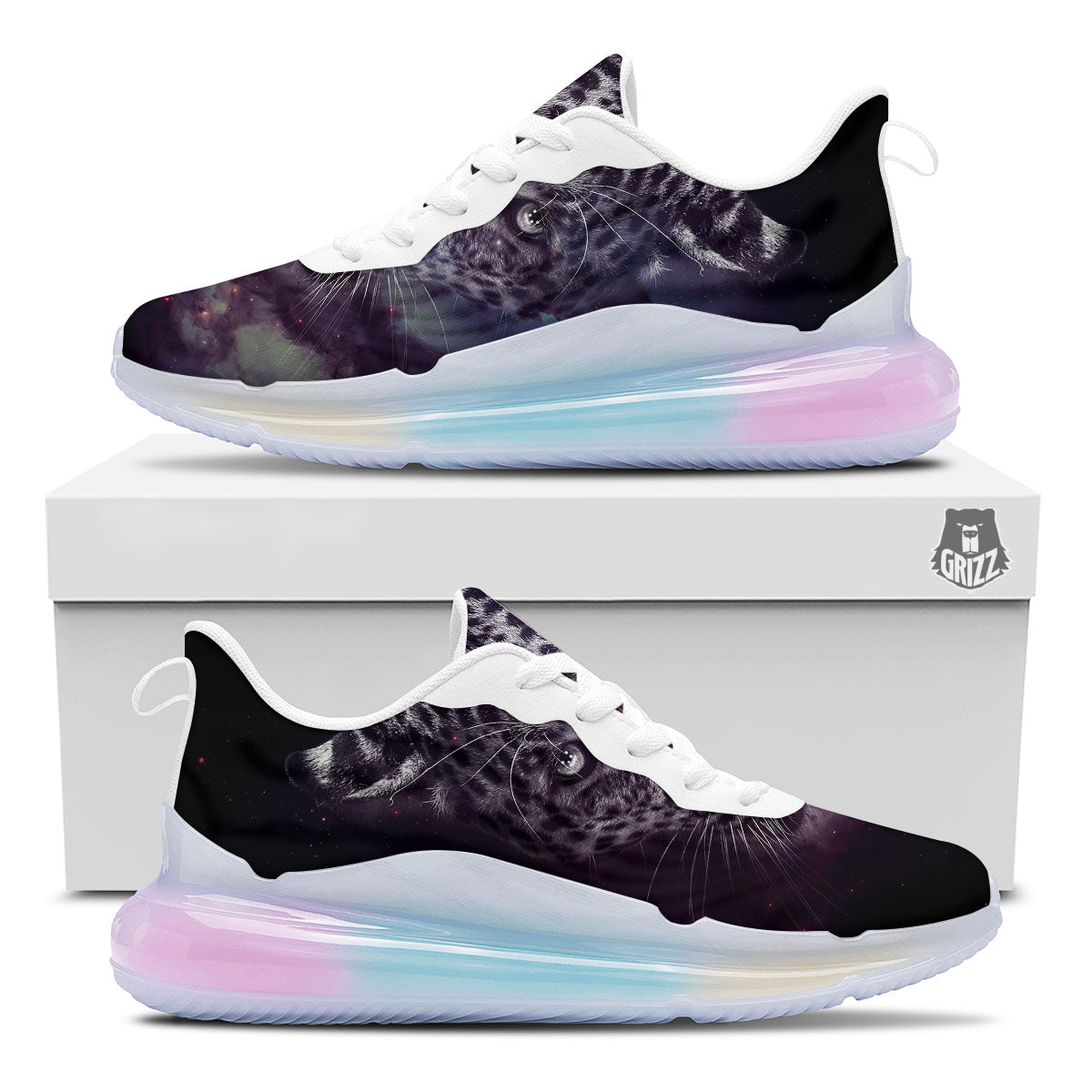 Jaguar Galaxy Print Running Sneakers-grizzshop