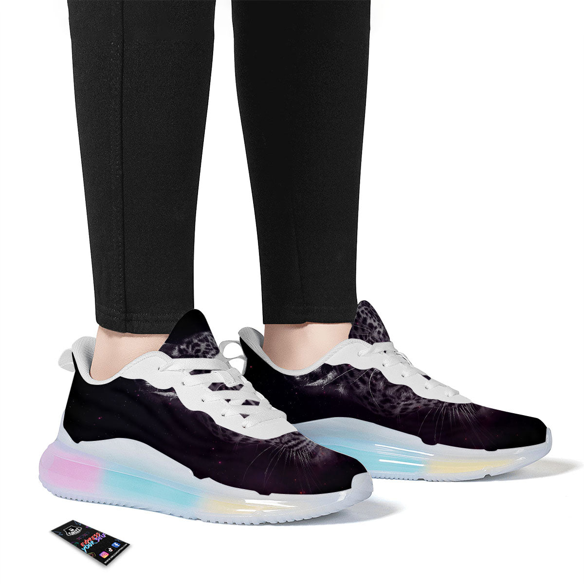 Jaguar Galaxy Print Running Sneakers-grizzshop