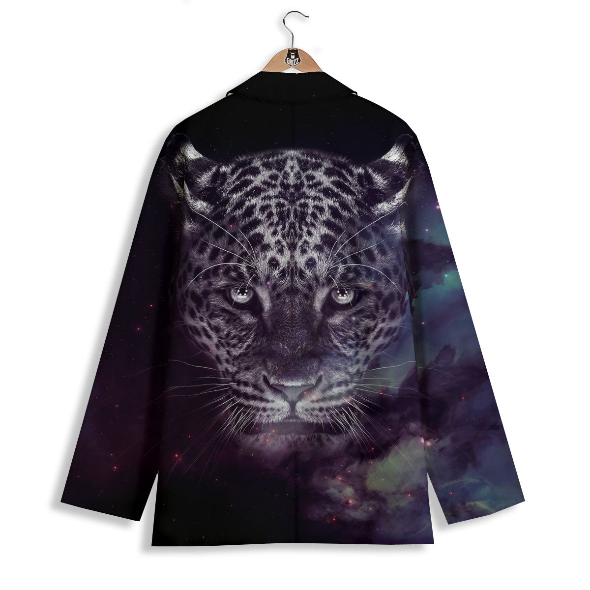 Jaguar Galaxy Print Women's Blazer-grizzshop
