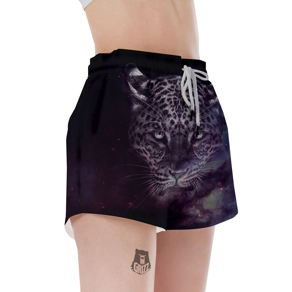 Jaguar Galaxy Print Women's Shorts-grizzshop