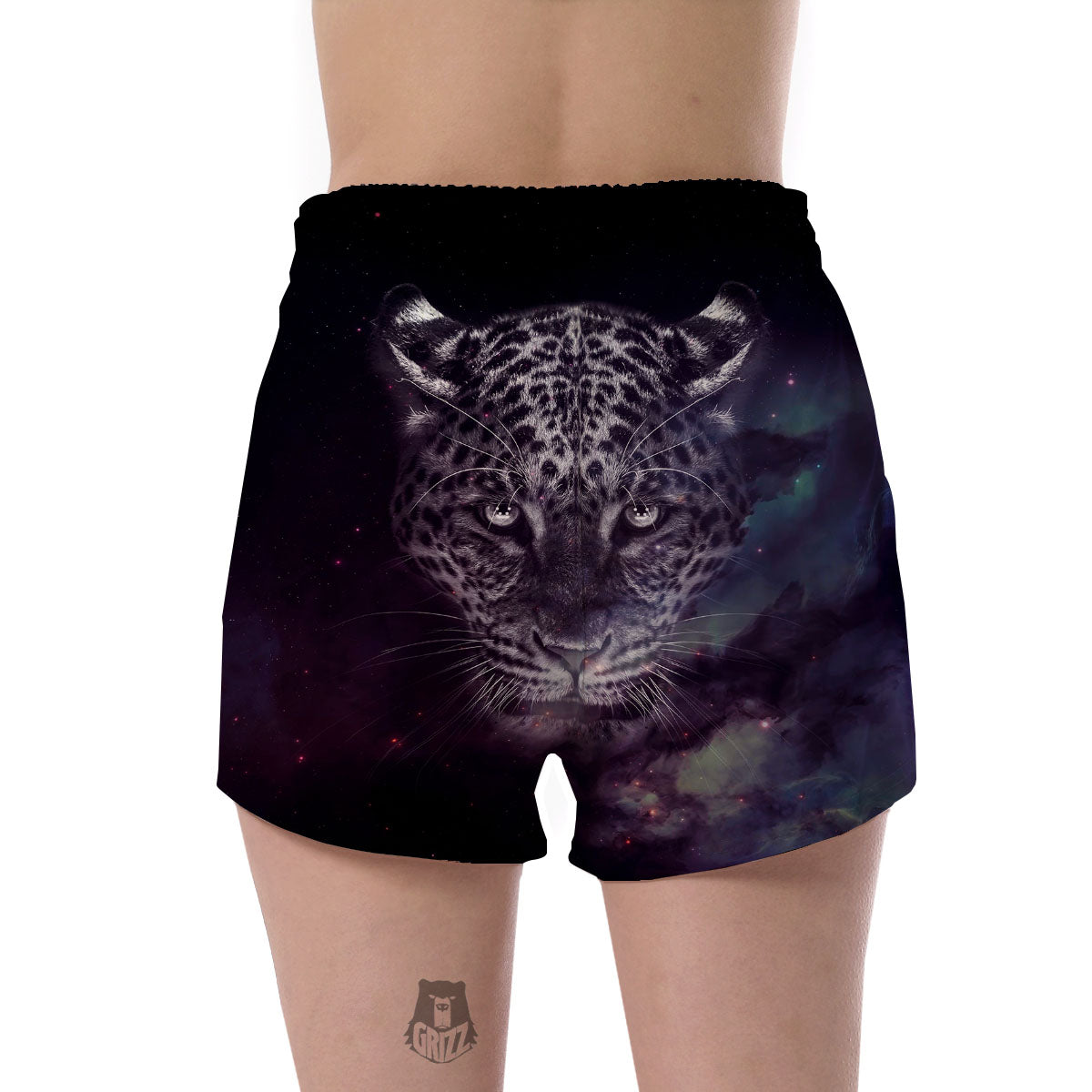 Jaguar Galaxy Print Women's Shorts-grizzshop