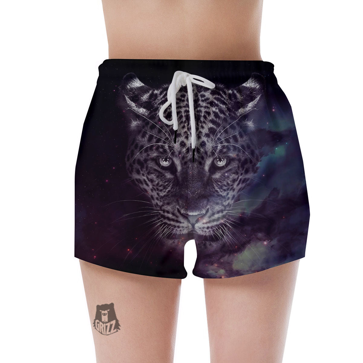 Jaguar Galaxy Print Women's Shorts-grizzshop