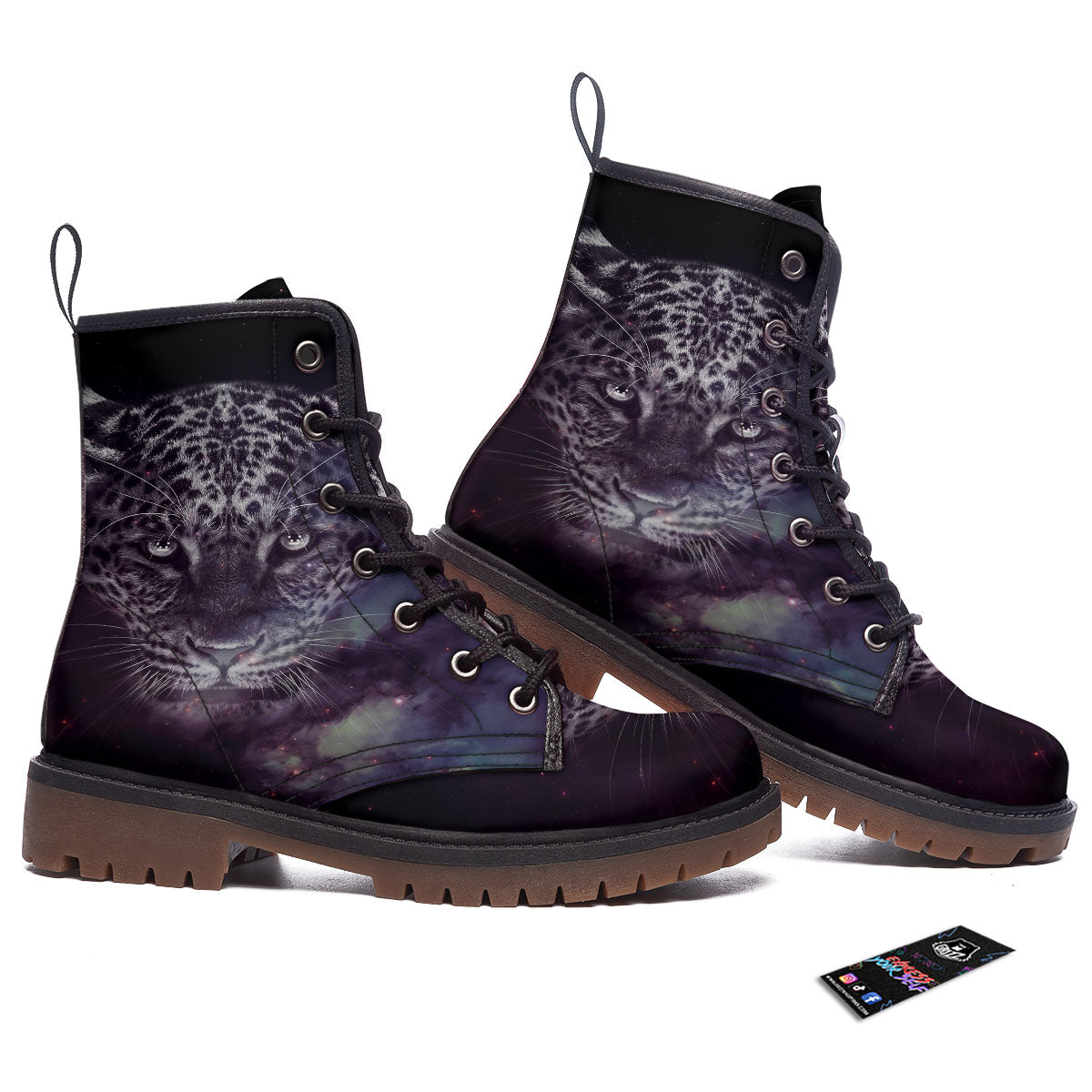 Jaguar Galaxy Print Work Boots-grizzshop