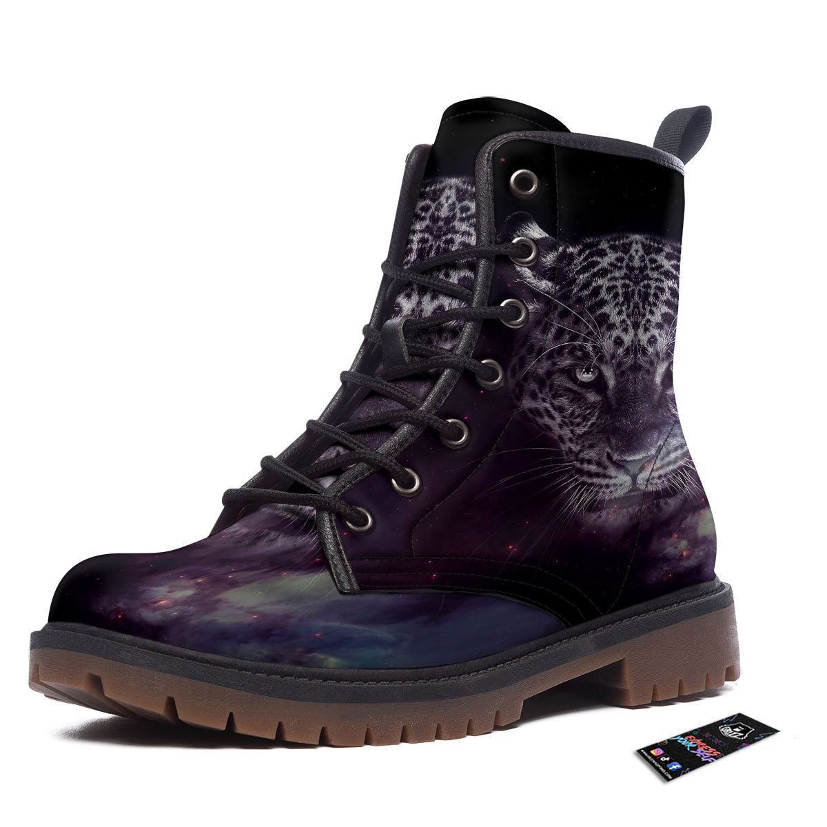 Jaguar Galaxy Print Work Boots-grizzshop