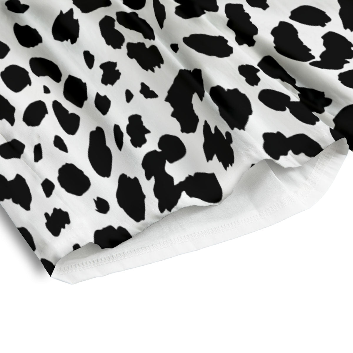 Jaguar White And Black Print Pattern Men's Athletic Shorts