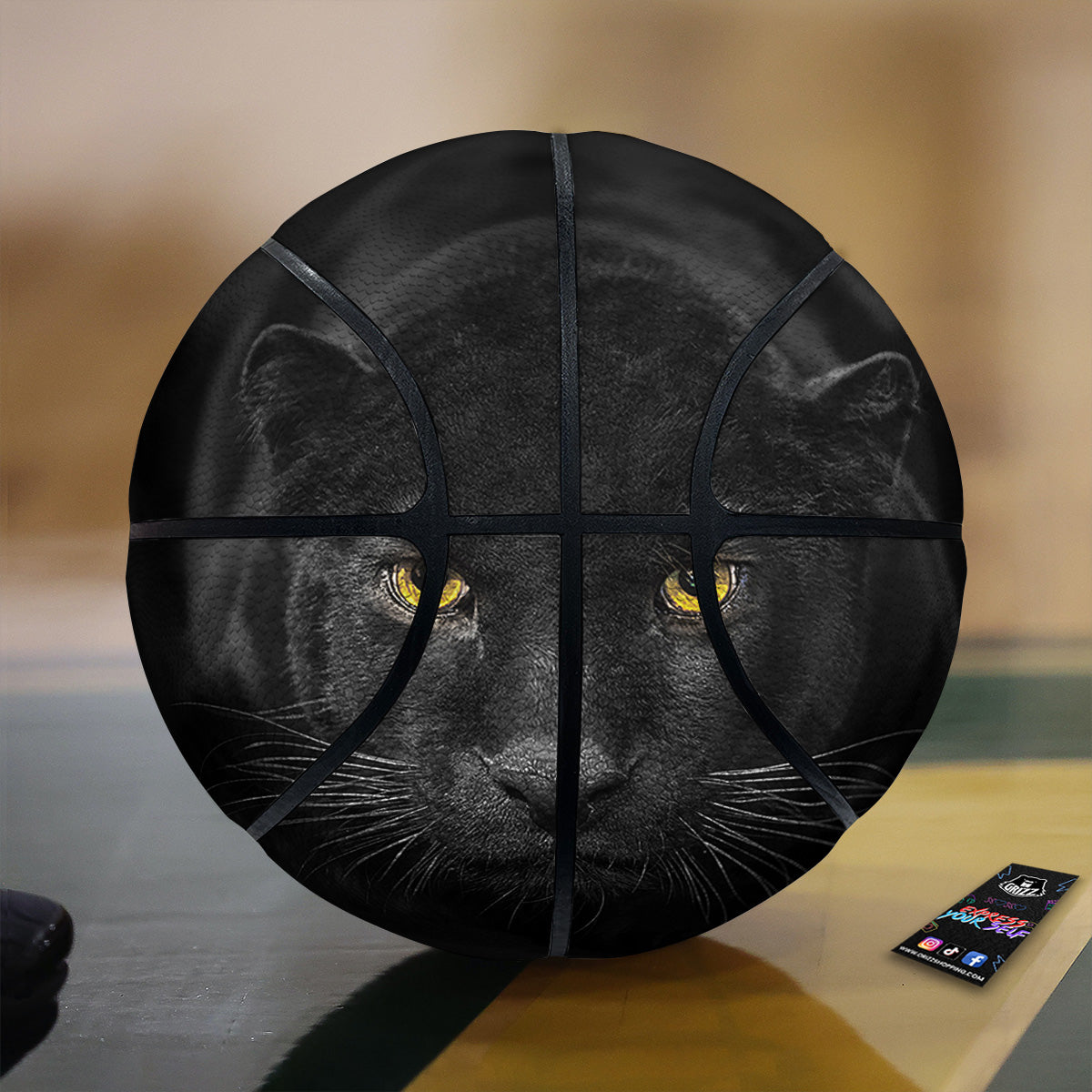 Jaguar Black Print Basketball