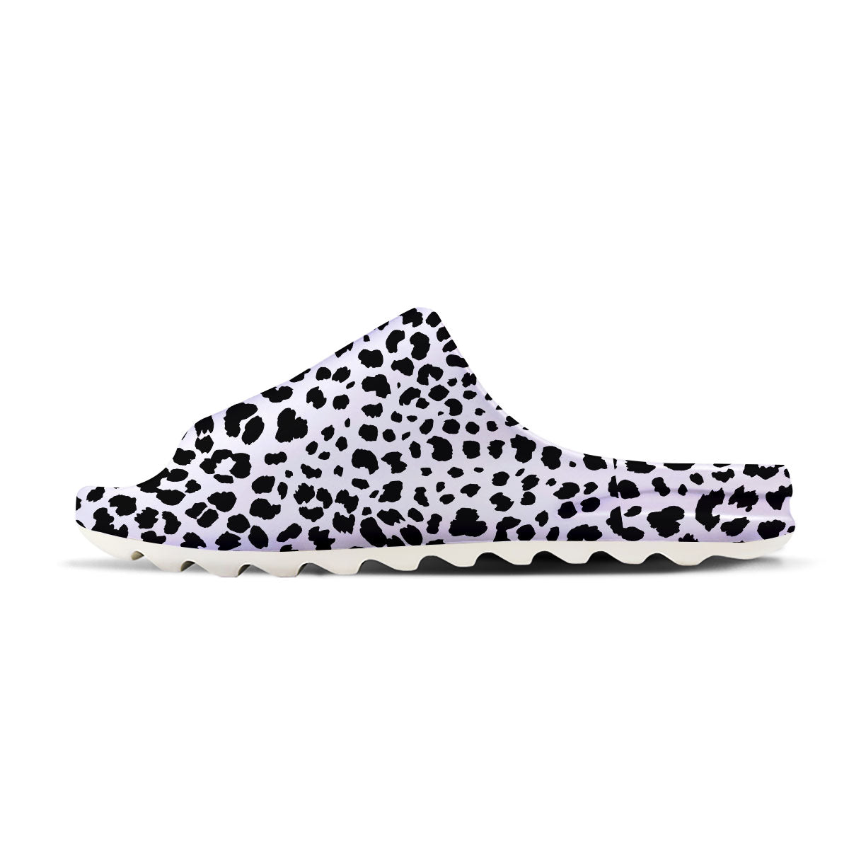 Jaguar White And Black Print Pattern Sandals-grizzshop