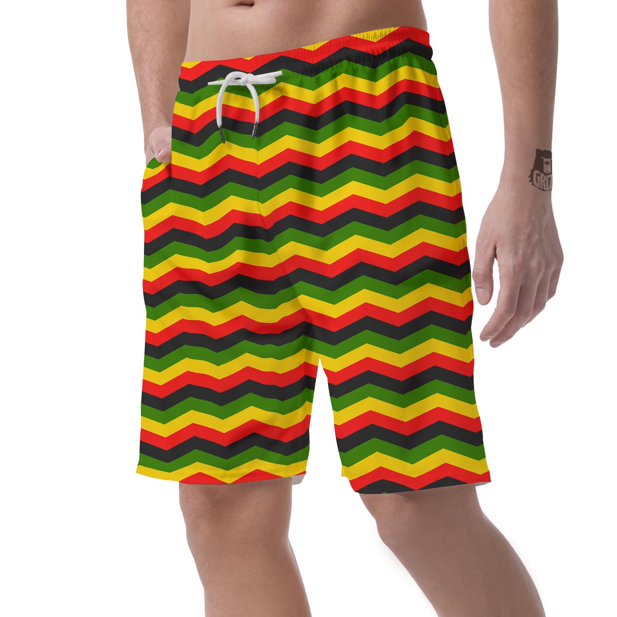 Jamaica Reggae Rasta Men's Shorts-grizzshop