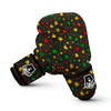 Jamaican Color Pattern Print Boxing Gloves-grizzshop