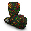 Jamaican Color Pattern Print Boxing Gloves-grizzshop