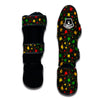 Jamaican Color Pattern Print Muay Thai Shin Guards-grizzshop