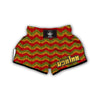 Jamaican Pattern Print Muay Thai Boxing Shorts-grizzshop