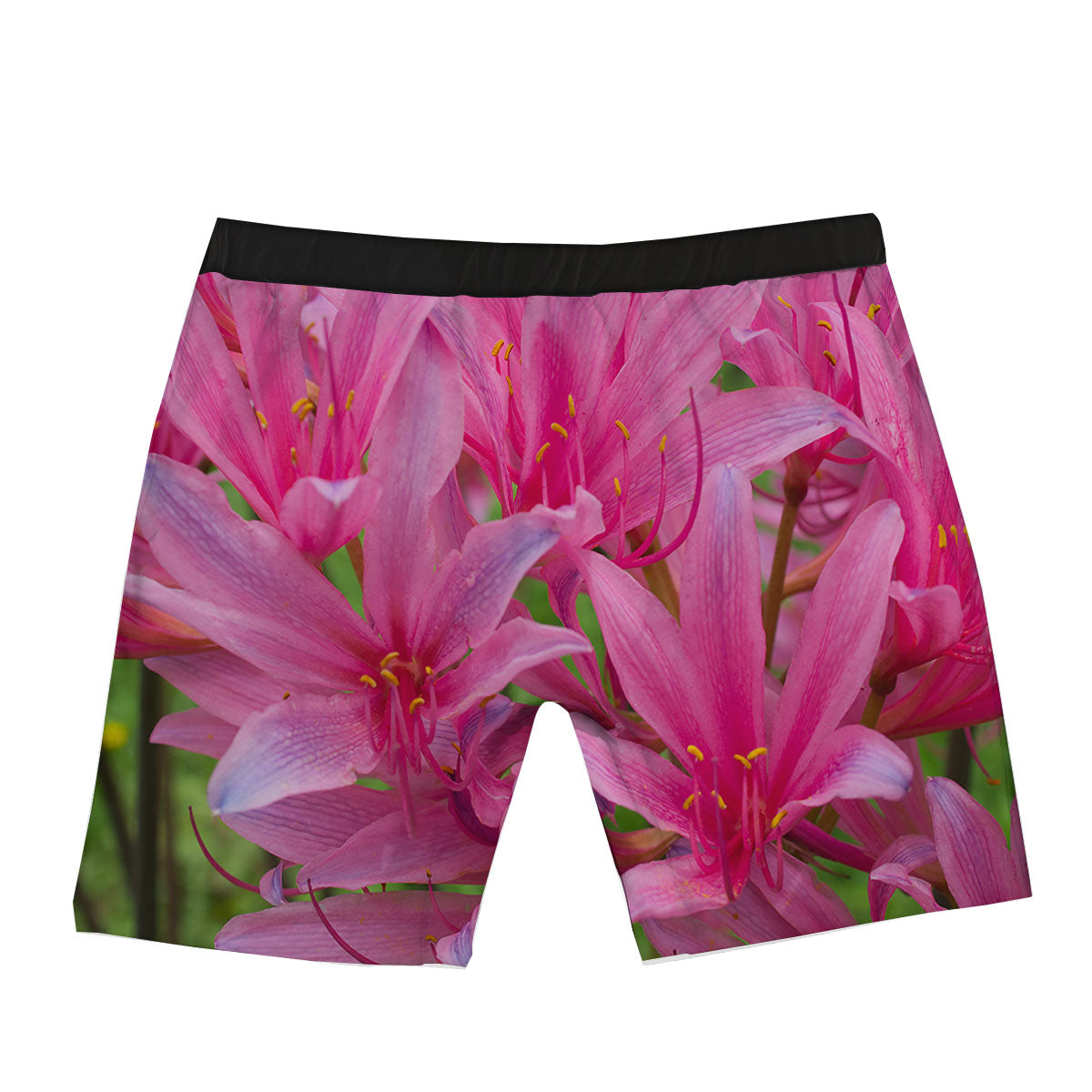 Japanese Amaryllis Purple And Pink Print Boxer Briefs-grizzshop