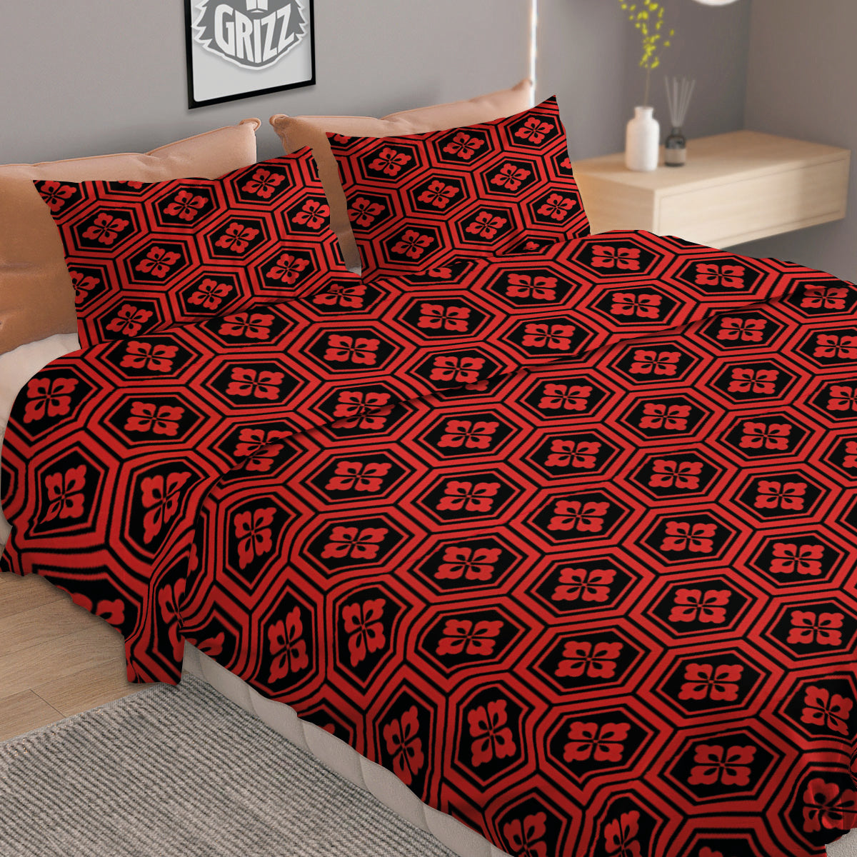 Jaguar Tropical Print Pattern Duvet Cover Bedding Set