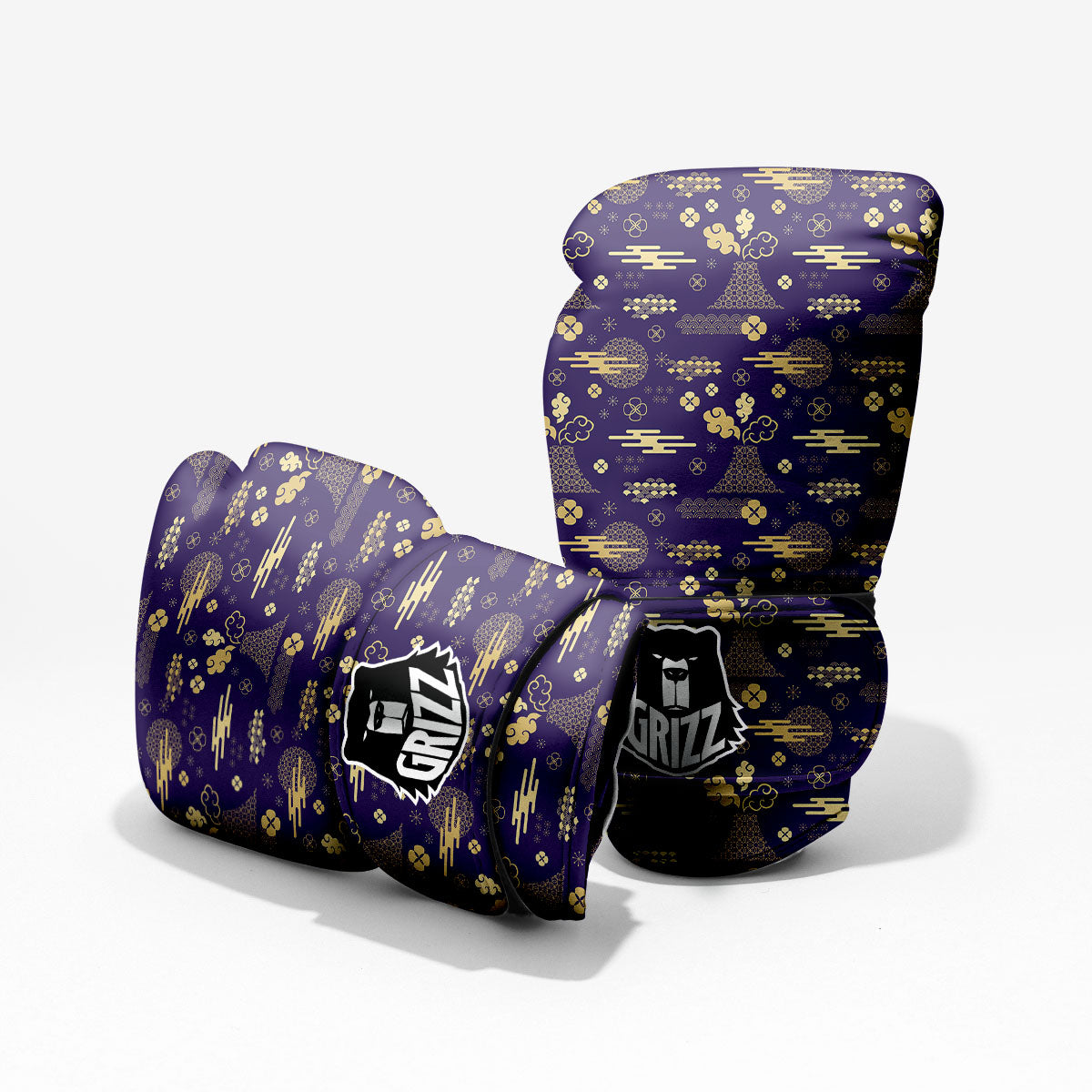 Japanese Classic Print Pattern Pro Boxing Glove