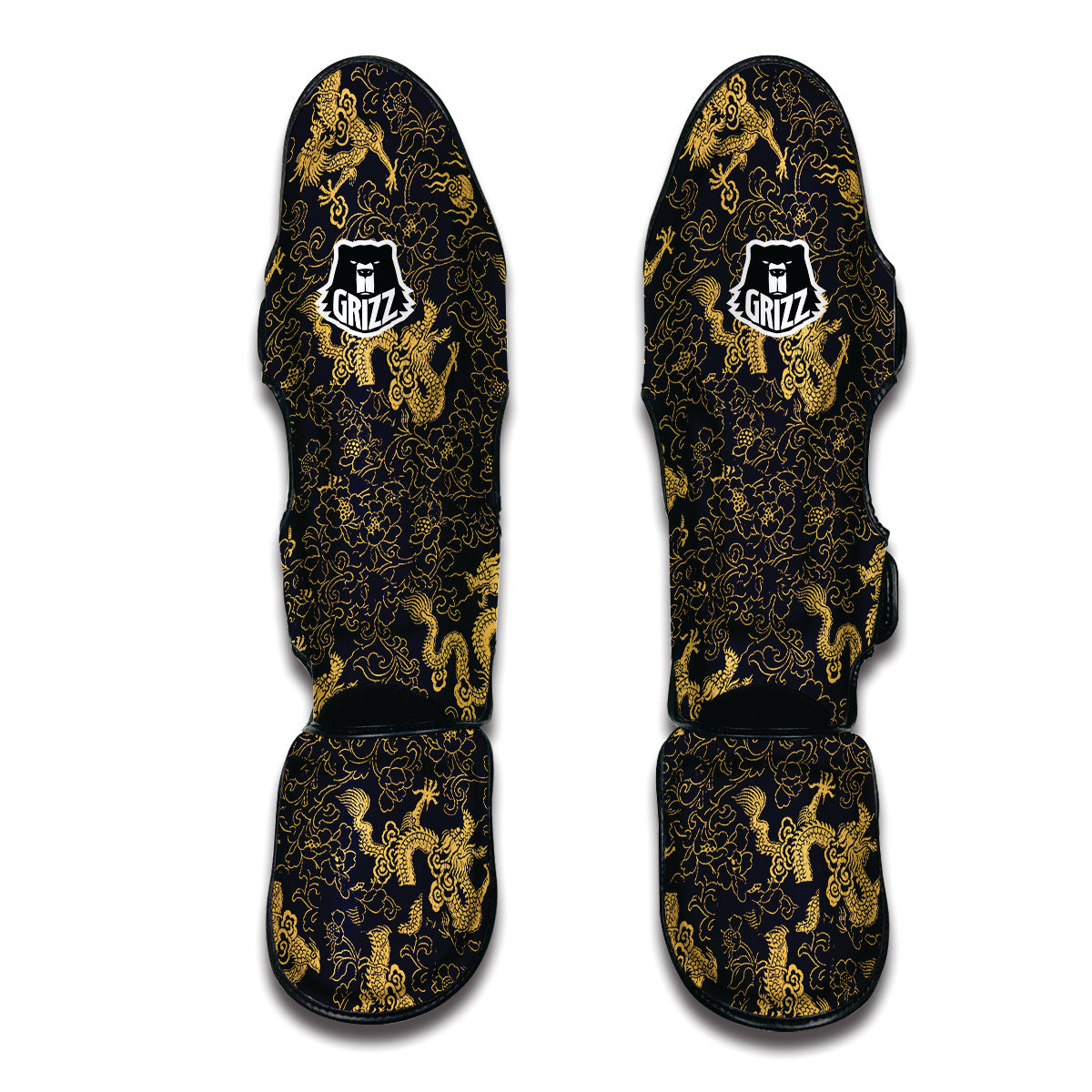 Japanese Dragon Muay Thai Shin Guards-grizzshop