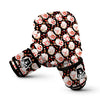 Japanese Maneki Neko And Black Print Pattern Boxing Gloves-grizzshop