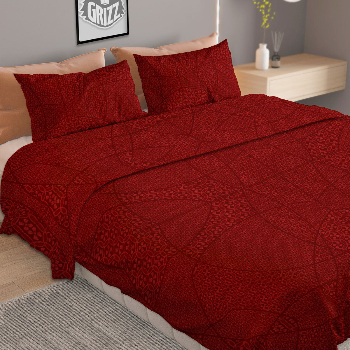 Jellyfish Watercolor Print Pattern Duvet Cover Bedding Set